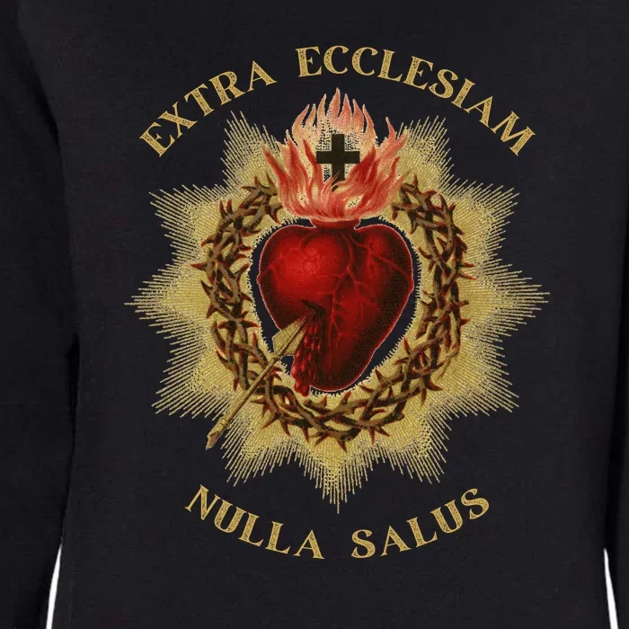 Roman Catholic Sacred Heart Conservative Gift Womens California Wash Sweatshirt