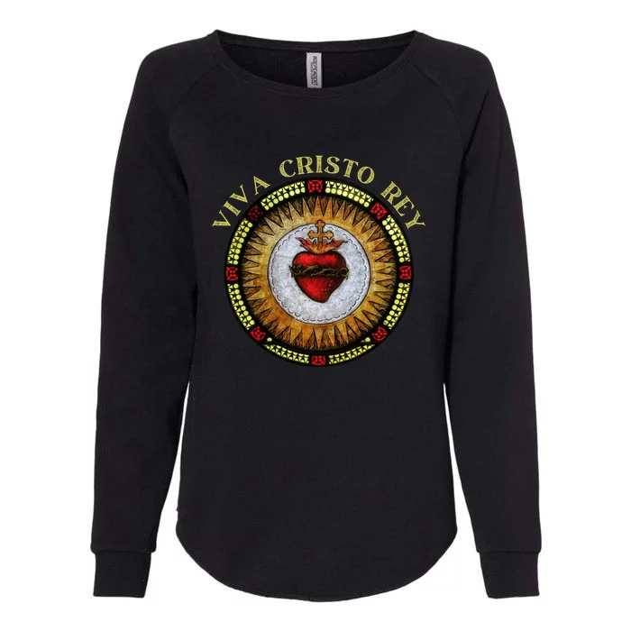 Sacred Heart Conservative Roman Catholic Gift Womens California Wash Sweatshirt