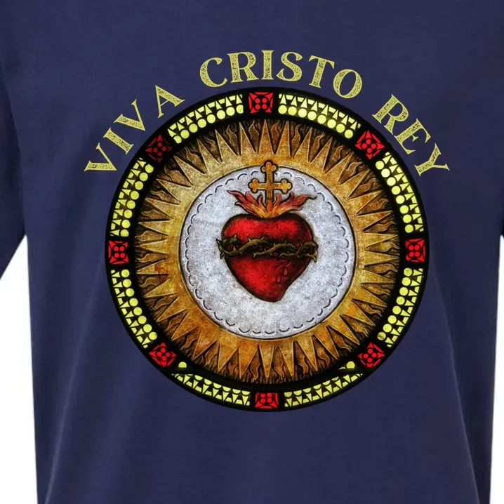 Sacred Heart Conservative Roman Catholic Gift Sueded Cloud Jersey T-Shirt