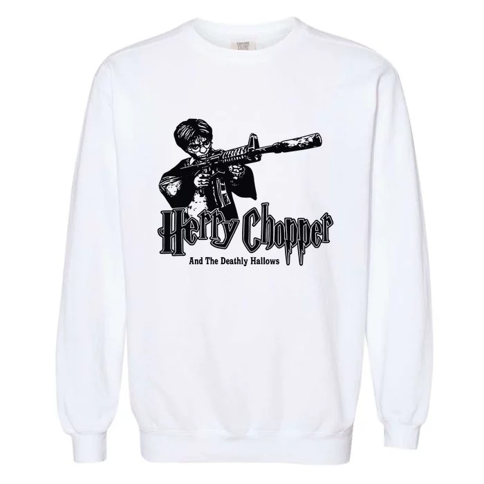 Snot Herry Chopper And The Deathly Hallows Garment-Dyed Sweatshirt