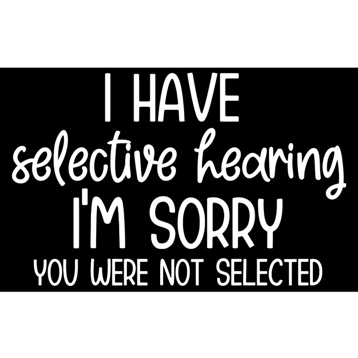 Selective Hearing Craft Happy SVG Bumper Sticker