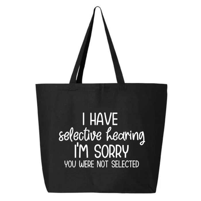 Selective Hearing Craft Happy SVG 25L Jumbo Tote