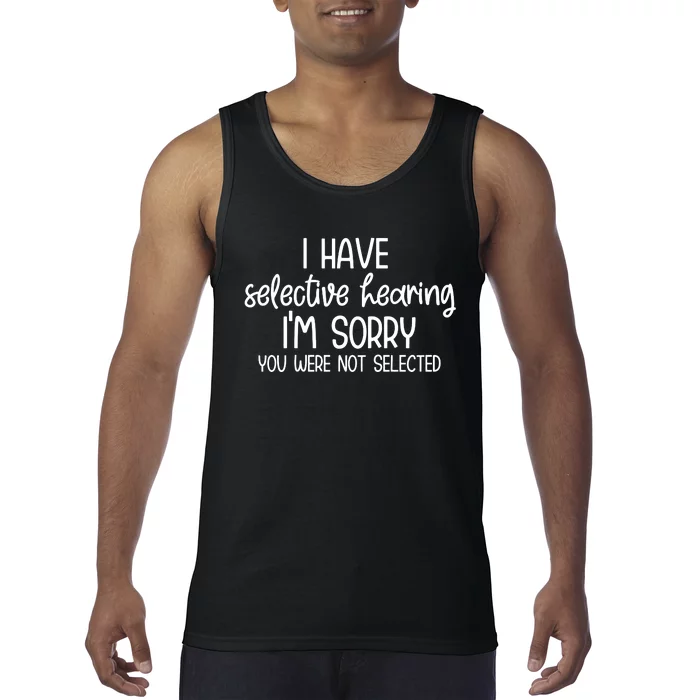 Selective Hearing Craft Happy SVG Tank Top