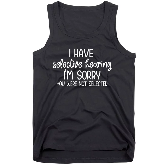 Selective Hearing Craft Happy SVG Tank Top