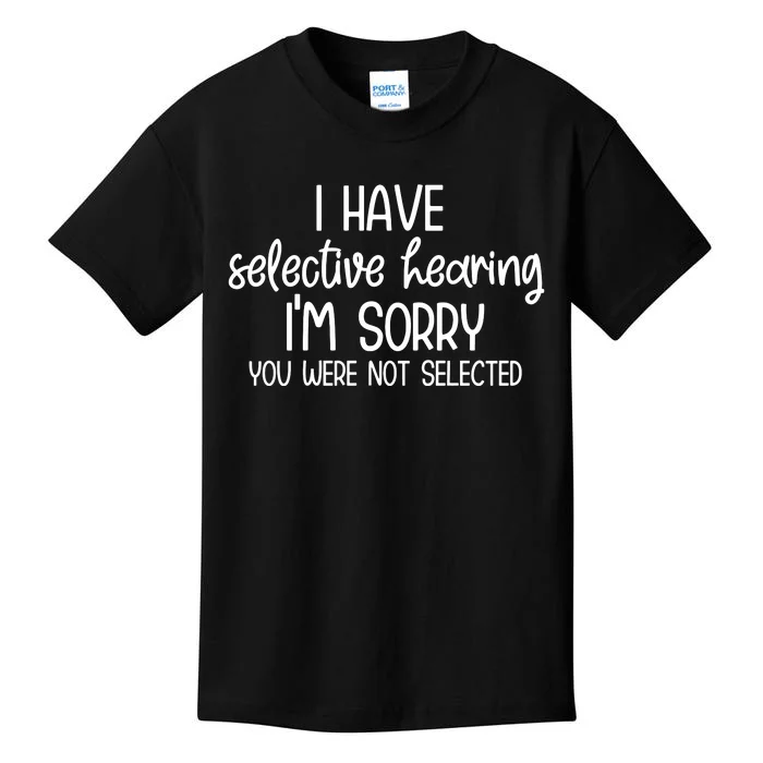 Selective Hearing Craft Happy SVG Kids T-Shirt