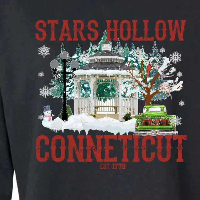 Stars Hollow Conneticut Est 1779 Christmas Cropped Pullover Crew