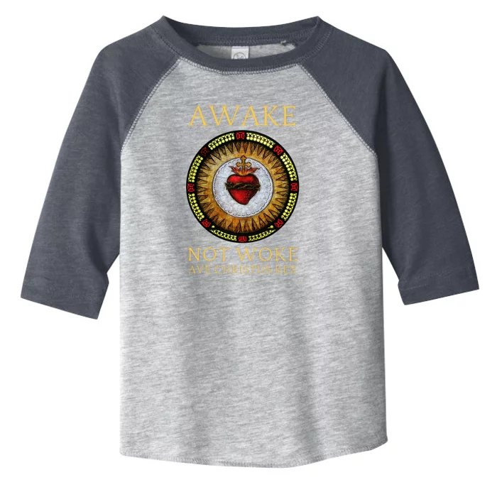 Roman Catholic Sacred Heart Conservative Gift Toddler Fine Jersey T-Shirt