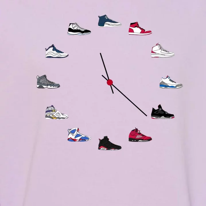 Sneaker Head Clock Garment-Dyed Sweatshirt