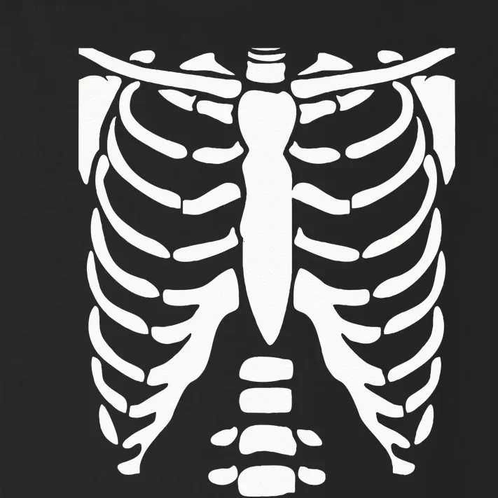 SKELETON Halloween Costume Rib Cage Anatomy Toddler Long Sleeve Shirt