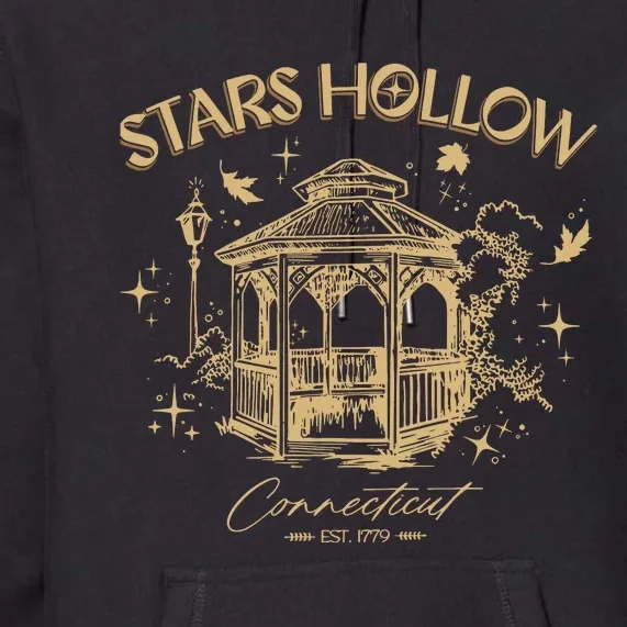 Stars Hollow Connecticut Cozy Fall Premium Hoodie