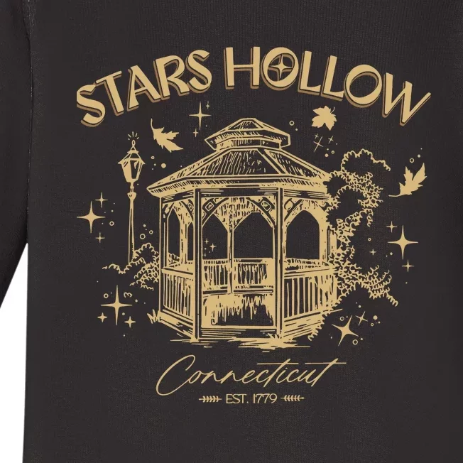 Stars Hollow Connecticut Cozy Fall Baby Long Sleeve Bodysuit