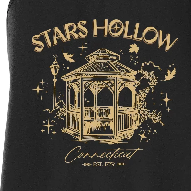 Stars Hollow Connecticut Cozy Fall Women's Racerback Tank