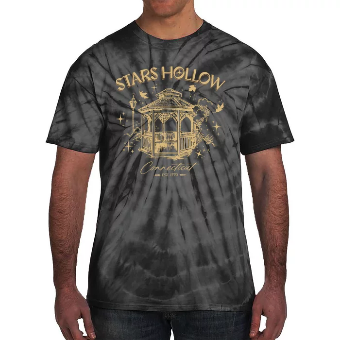 Stars Hollow Connecticut Cozy Fall Tie-Dye T-Shirt