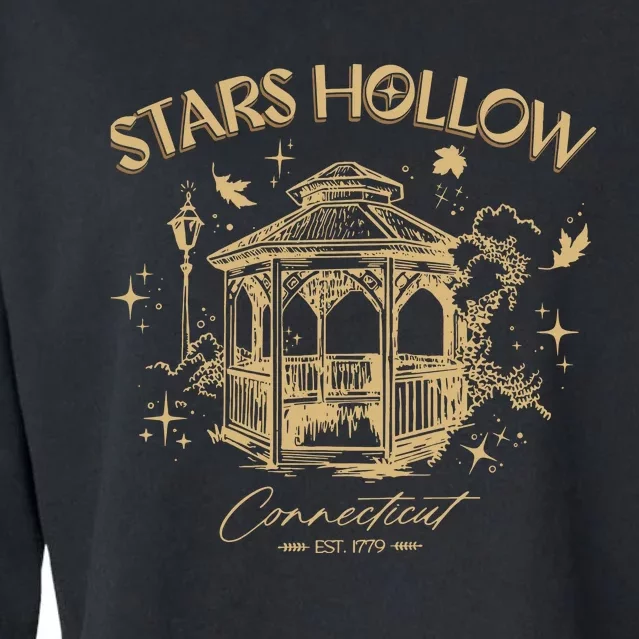 Stars Hollow Connecticut Cozy Fall Cropped Pullover Crew