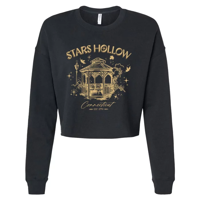 Stars Hollow Connecticut Cozy Fall Cropped Pullover Crew