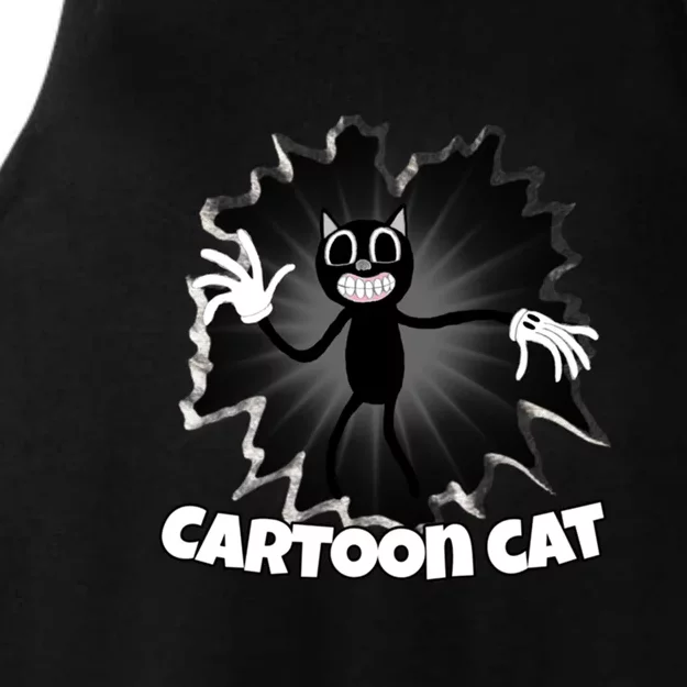 Siren Head Cartoon Cat We Love To Escape From Siren Head Gift Ladies Tri-Blend Wicking Tank