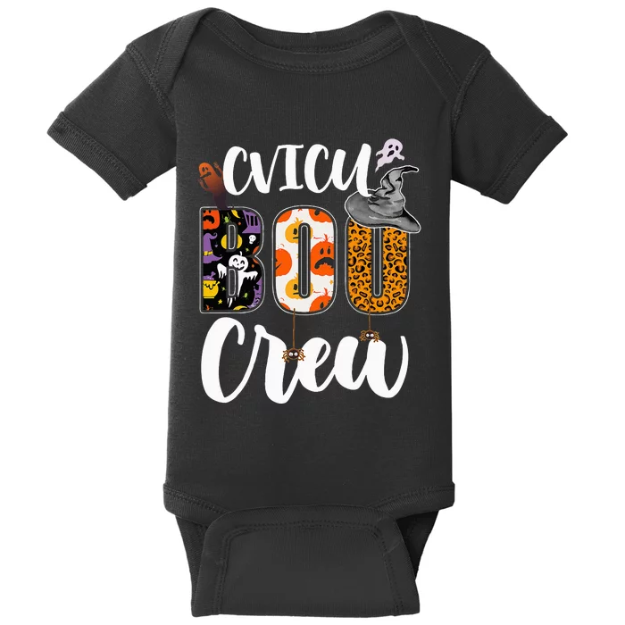 Spooky Halloween Crew for CVICU Nurses Baby Bodysuit