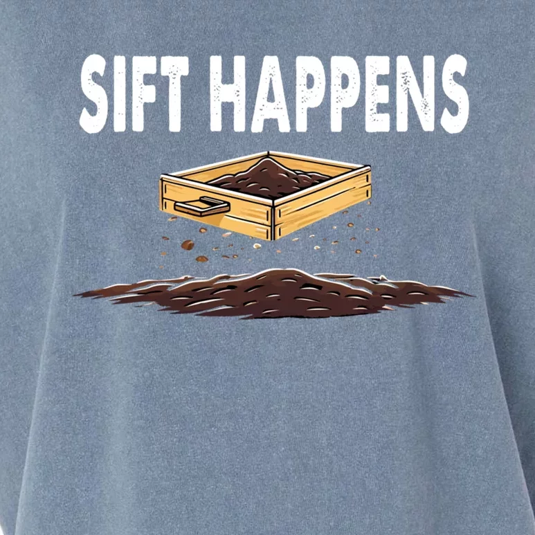 Sift Happens Cute Archaeology Excavation Graphic Gift Garment-Dyed Women's Muscle Tee