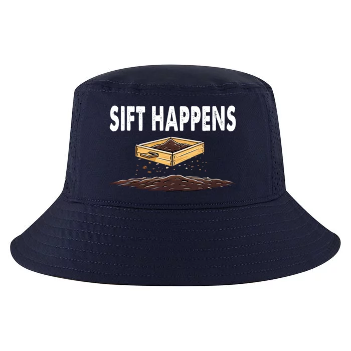 Sift Happens Cute Archaeology Excavation Graphic Gift Cool Comfort Performance Bucket Hat