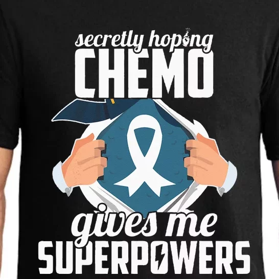 Secretly Hoping Chemo Gives Me Superpowers Cancer Halloween Pajama Set