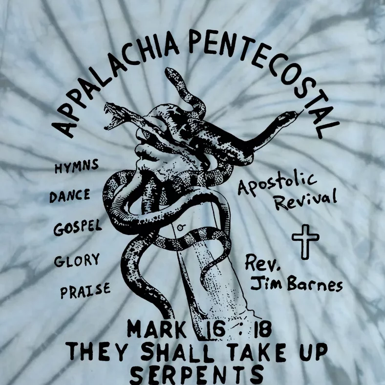 Snake Handling Church Appalachia Pentecostal Tie-Dye T-Shirt