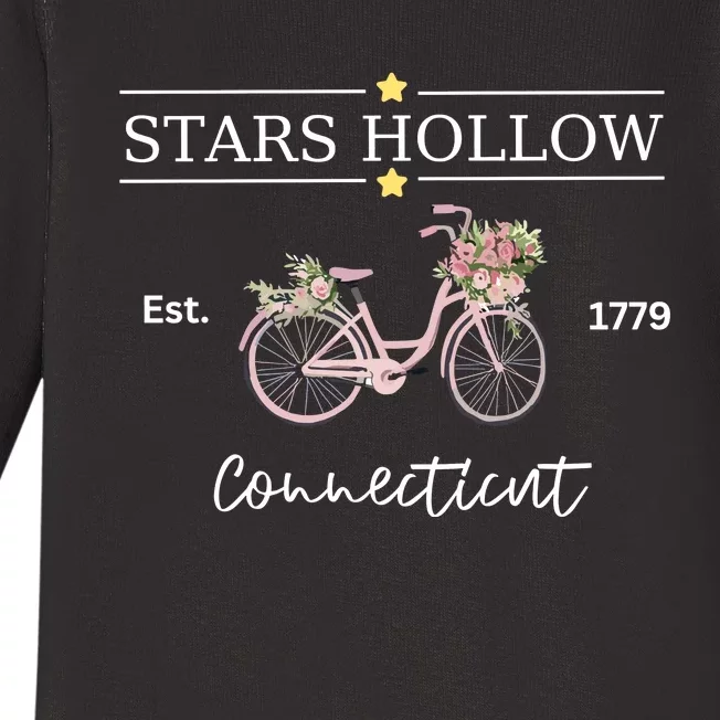 Stars Hollow Connecticut 1779 Baby Long Sleeve Bodysuit