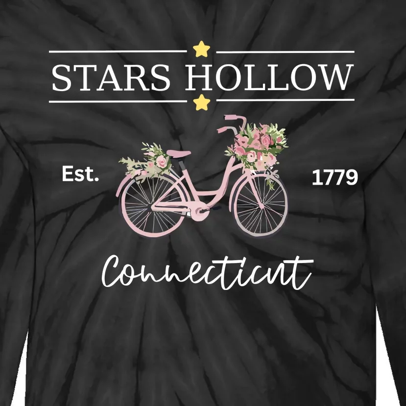 Stars Hollow Connecticut 1779 Tie-Dye Long Sleeve Shirt