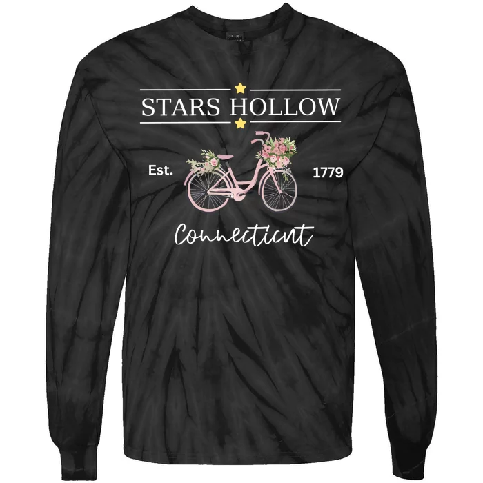 Stars Hollow Connecticut 1779 Tie-Dye Long Sleeve Shirt