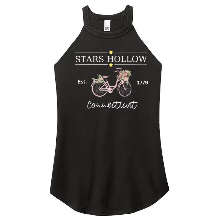 Stars Hollow Connecticut 1779 Women’s Perfect Tri Rocker Tank