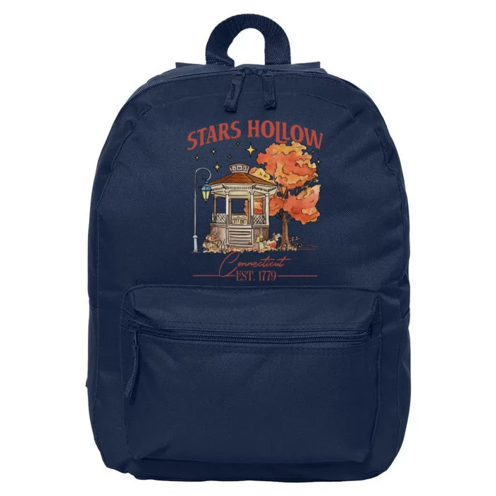 Stars Hollow Connecticut Est 1779 16 in Basic Backpack