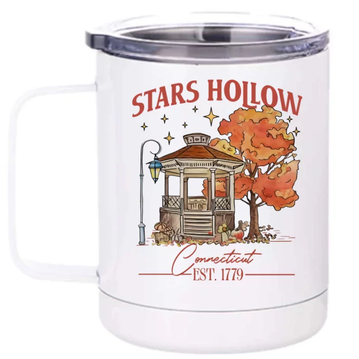 Stars Hollow Connecticut Est 1779 Front & Back 12oz Stainless Steel Tumbler Cup