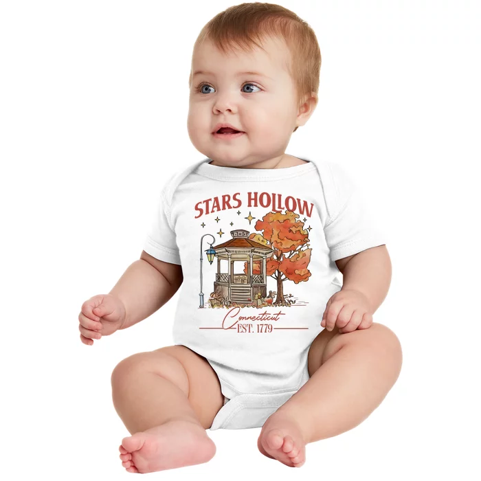 Stars Hollow Connecticut Est 1779 Baby Bodysuit