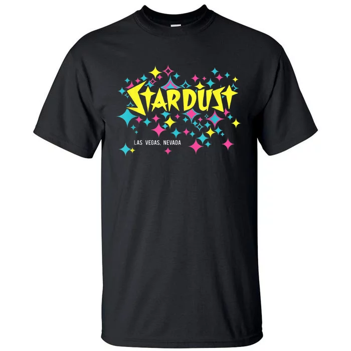 Stardust Hotel Casino Vintage Sign Retro Las Vegas Tall T-Shirt