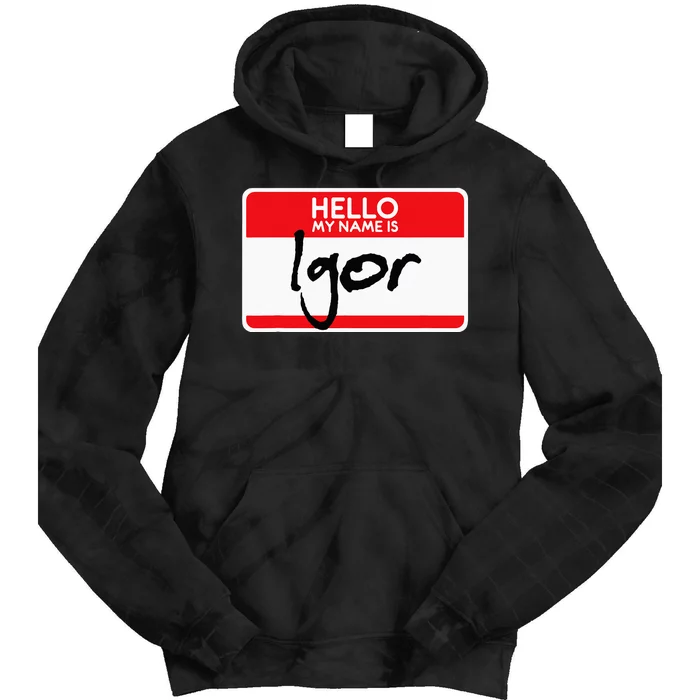 Simple Halloween Costume Idea Horror Film My Name Is Igor Tie Dye Hoodie