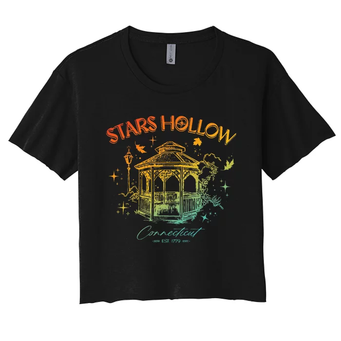 Stars Hollow Connecticut Est. 1779 Women's Crop Top Tee