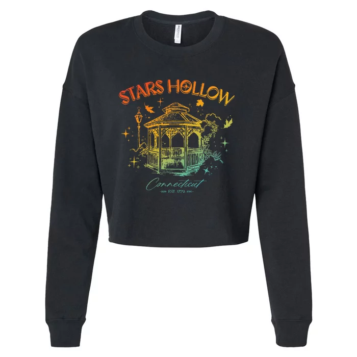 Stars Hollow Connecticut Est. 1779 Cropped Pullover Crew