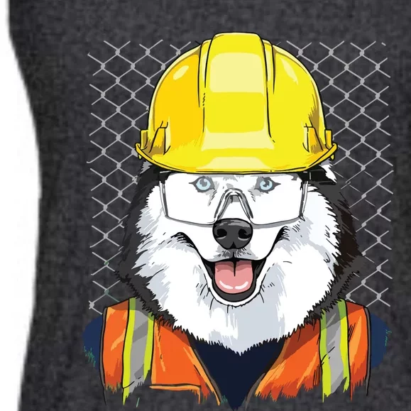 Siberian Husky Construction Worker Siberian Husky Dog Ladies Essential Flowy Tank