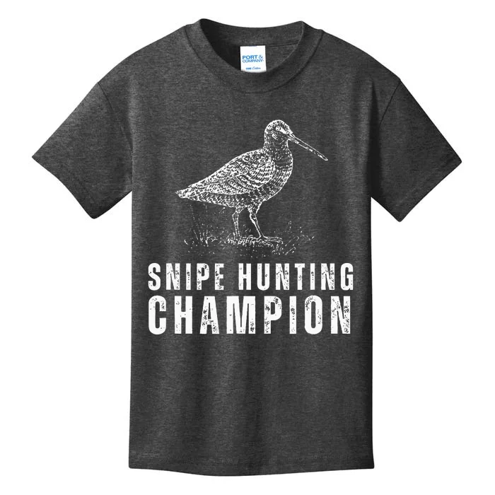 Snipe Hunting Champion Funny Hunting Kids T-Shirt