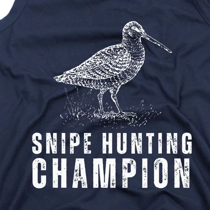 Snipe Hunting Champion Funny Hunting Tank Top