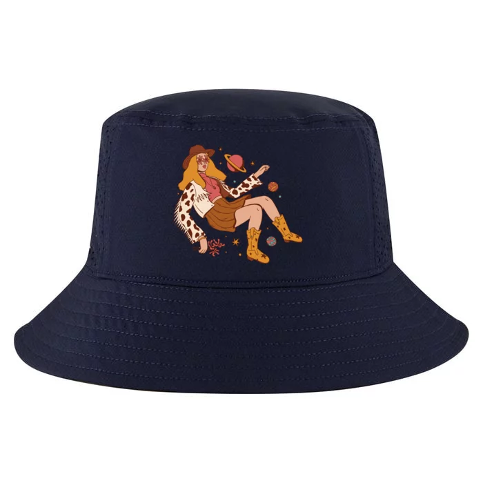 Space Hippie Cow Girl Cool Comfort Performance Bucket Hat