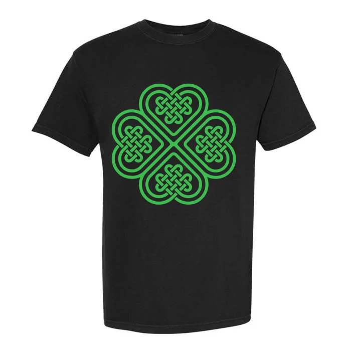 Shamrock Heart Celtic Knot Irish St. Patricks Day Garment-Dyed Heavyweight T-Shirt