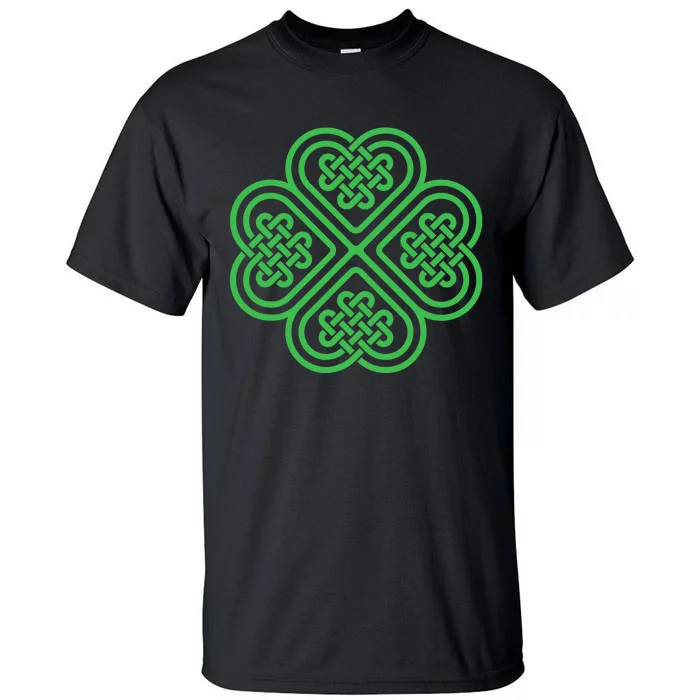 Shamrock Heart Celtic Knot Irish St. Patricks Day Tall T-Shirt