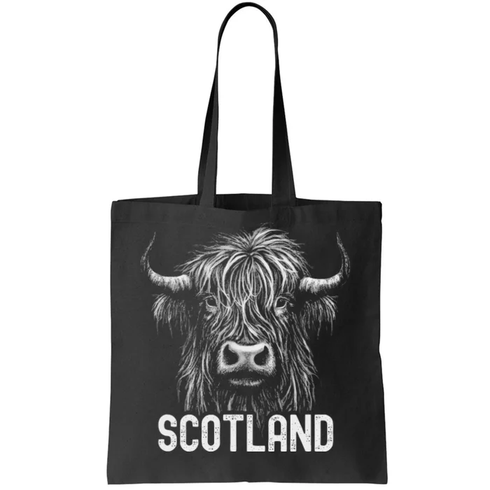 Scottish Highland Cow Scotland Trip Tote Bag