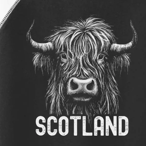 Scottish Highland Cow Scotland Trip Toddler Fine Jersey T-Shirt