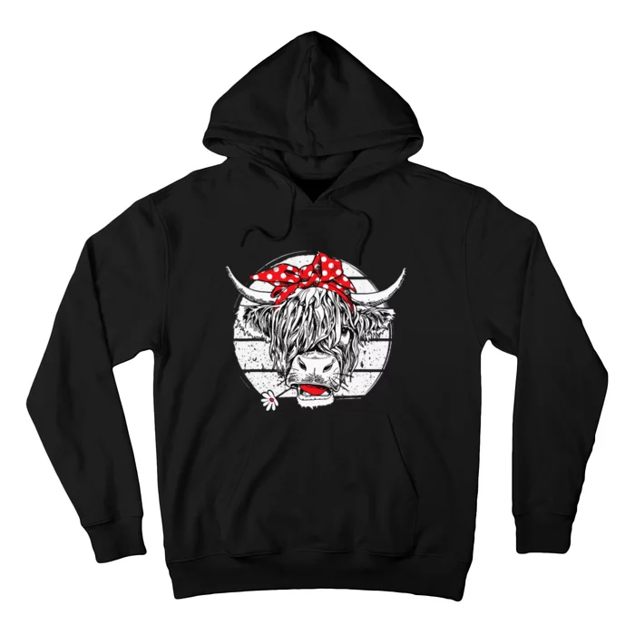 Scottish Highland Cow Cattle Hairy Cow animal Hoodie