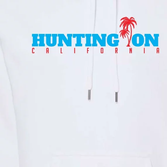 Simple Huntington California Premium Hoodie