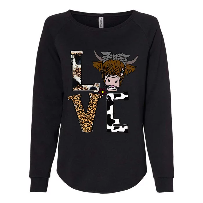 Scottish Highland Cattle Hairy Cow Breeders Farmer Farm Womens California Wash Sweatshirt