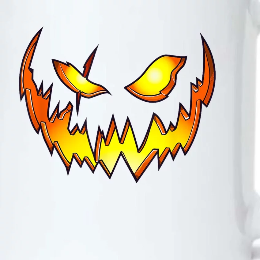 Scary Halloween Costume Pumpkin Face Jack O Lantern Black Color Changing Mug