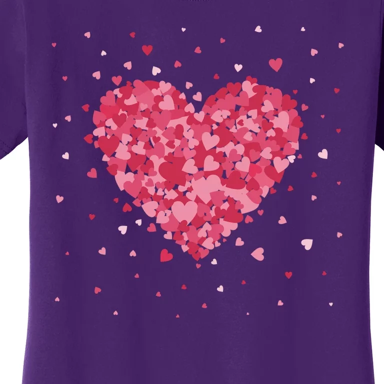 Scattered Heart Cute Valentines Day Gift Women's T-Shirt