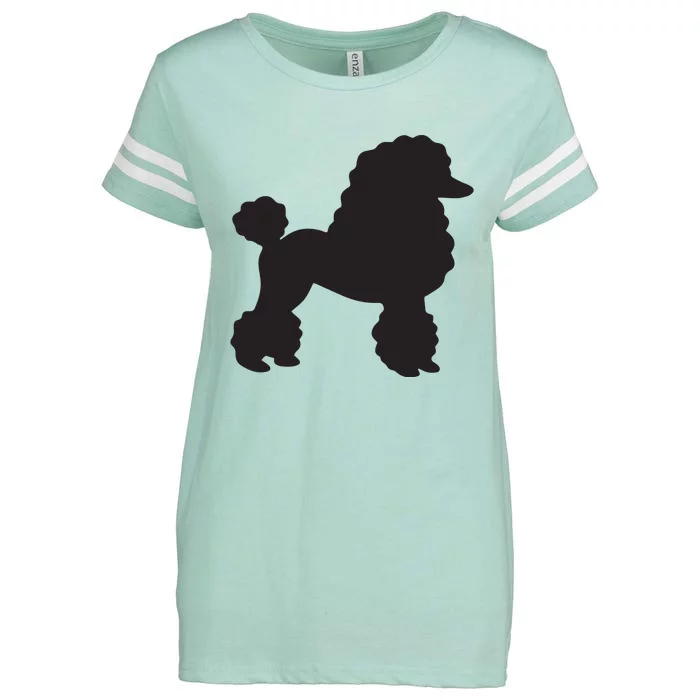 Sock Hop Cutie 50s Costume Poodle 1950s Party Enza Ladies Jersey Football T-Shirt